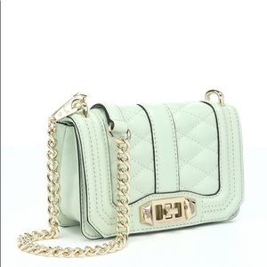 Rebecca Minkoff Mini Love Crossbody in Mint